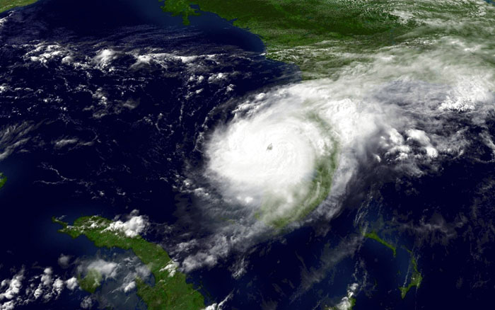 Satellite image of Hurricane Charley